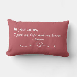 Almofada "In Your Arms" Script Love