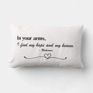 Almofada "In Your Arms" Script Love