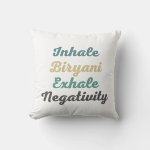 Almofada Inalar Biryani Exalar Travesseiro decorativo de Ne