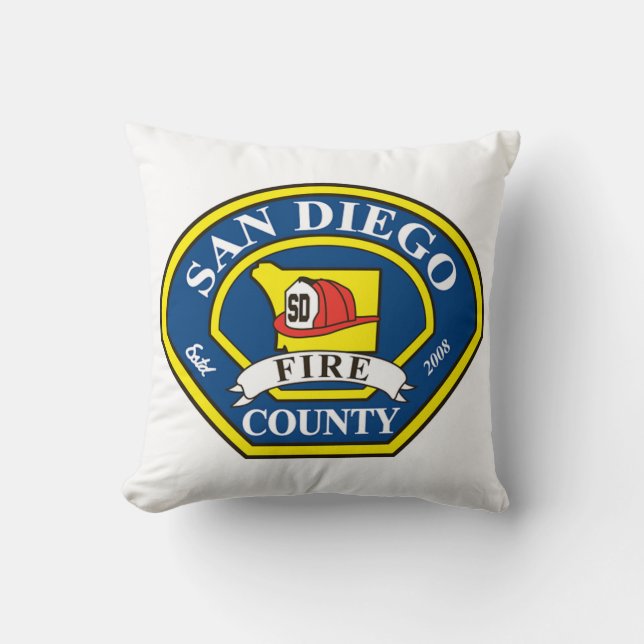 Almofada Incêndio do Condado de San Diego (Frente)