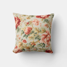 Almofada Incríveis Flores, Folhas. Pintura