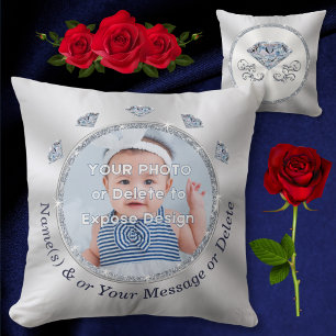 Almofada Incrível, Diamante, Travesseiro Personalizado com 