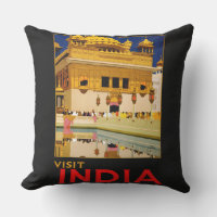 Índia poster de viagens índio vintage art