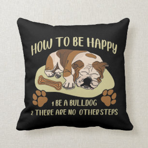 Almofada Inglês Bulldog Proprietário do Funny Animal Dog