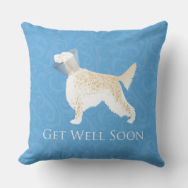 Almofada Inglês Setter Sente-se Bem Em Breve