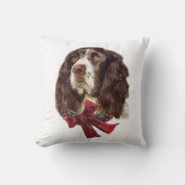 Almofada Inglês Springer Spaniel Natal