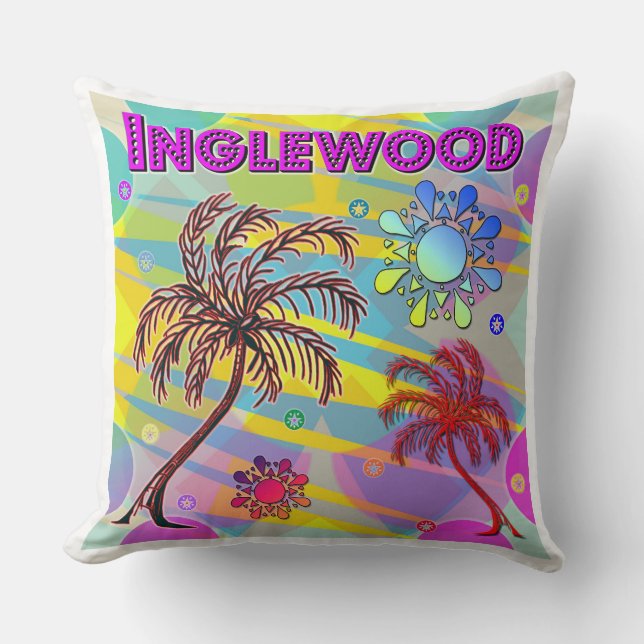 Almofada Inglewood Happy e Travesseiro Esperança (Frente)