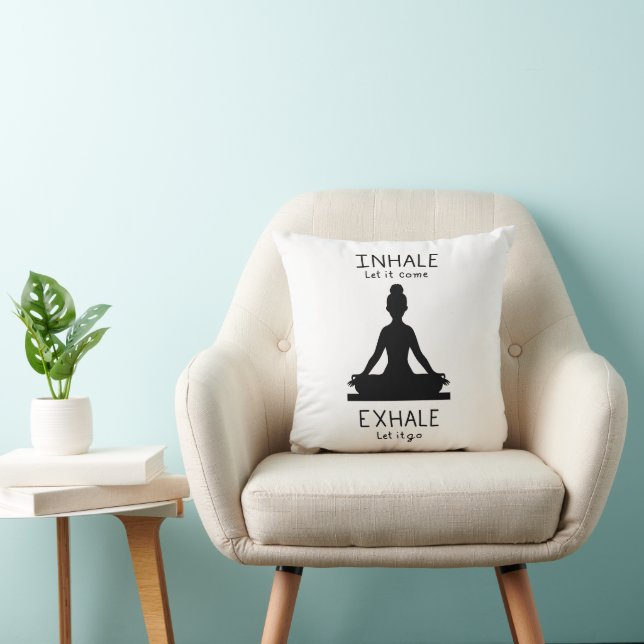 Almofada Inhale Exhale Yoga (Cadeira)