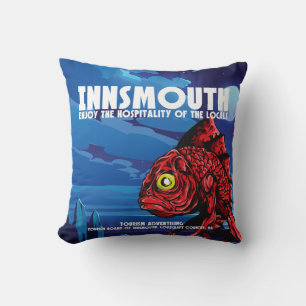 Almofada Innsmouth Viagens vintage Lovecraft