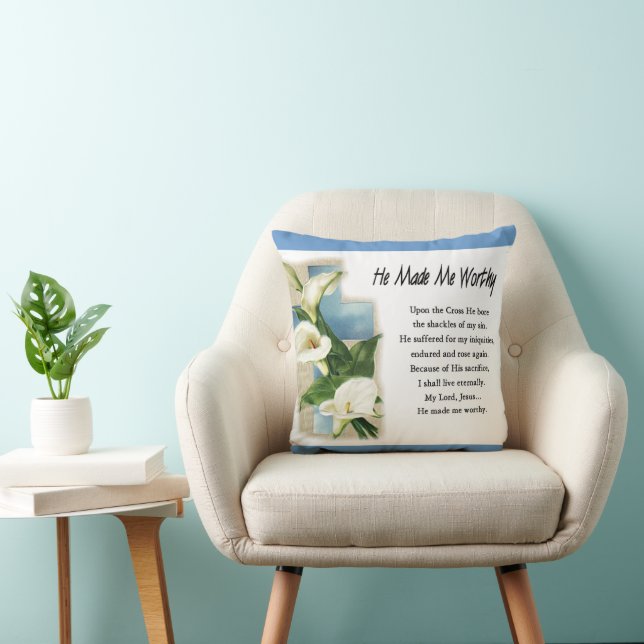 Almofada Inspiração Ele Me Fez Valer (Cadeira)