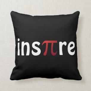 Almofada Inspire o geek da matemática do dia do Pi da