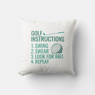 Almofada Instruções para Golf