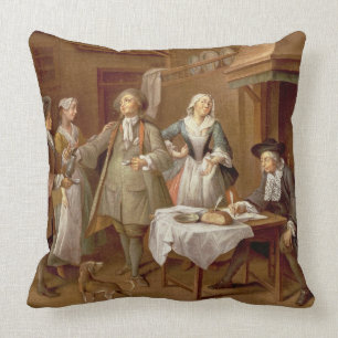 Almofada Interior de uma cozinha com as figuras que provam