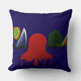 Almofada Invisible Girl Trapped in Another Universe