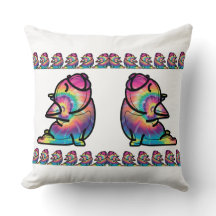 Ioga Groovy Bulldog: Cores Divertidas de Tie Dye