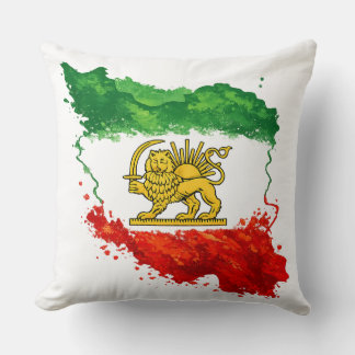 Almofada Iran Lion & Sun Throw Pillow | Persian Shir o Khor