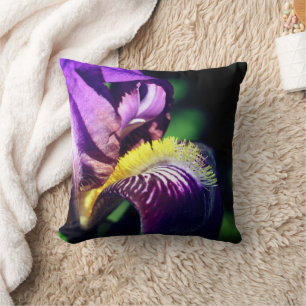 Almofada Íris Roxo-Roxo Flor-Petal Fechar