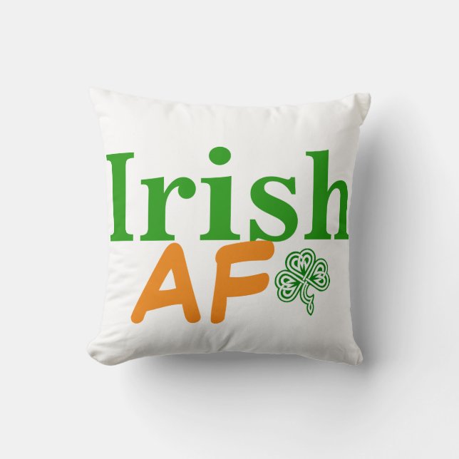 Almofada Irish AF Funny (Frente)