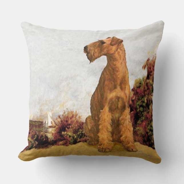 Almofada Irish Terrier Seaside (Frente)