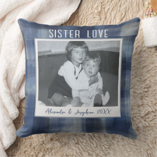 Almofada Irmã Love foto keepape nomes personalizados de xad