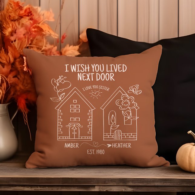 Almofada Irmã Presente Eu Desejo Que Vivam Foto Da Próxima  (Criador carregado)