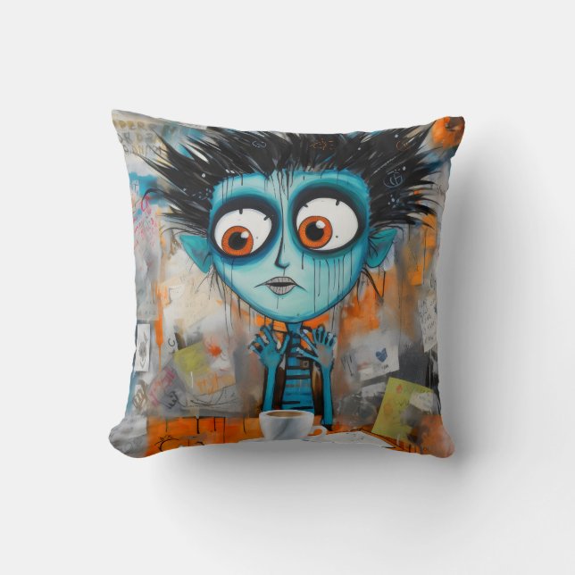 Almofada Irodovi x Inkwell Segunda-feira de manhã chorona (Frente)