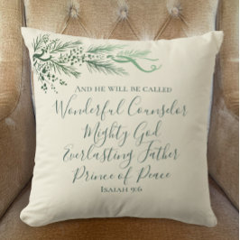 Almofada Isaiah Personalizado Deco de Natal Moderno de 9:6