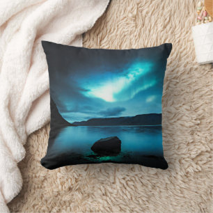 Almofada Islândia - Luzes Nortes em Westfjords, Islândia T