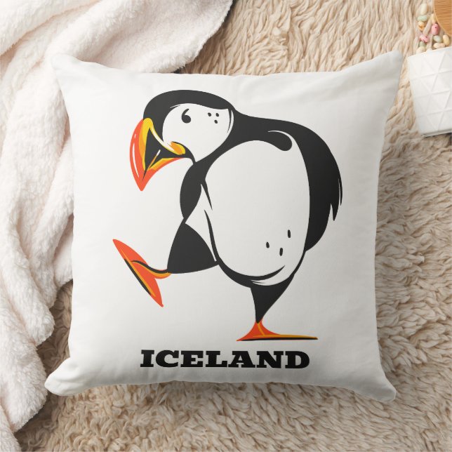 Almofada Islândia Puffin (Cobertor)