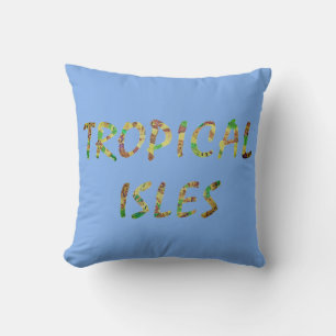 Almofada Isles Tropicais - Brwn