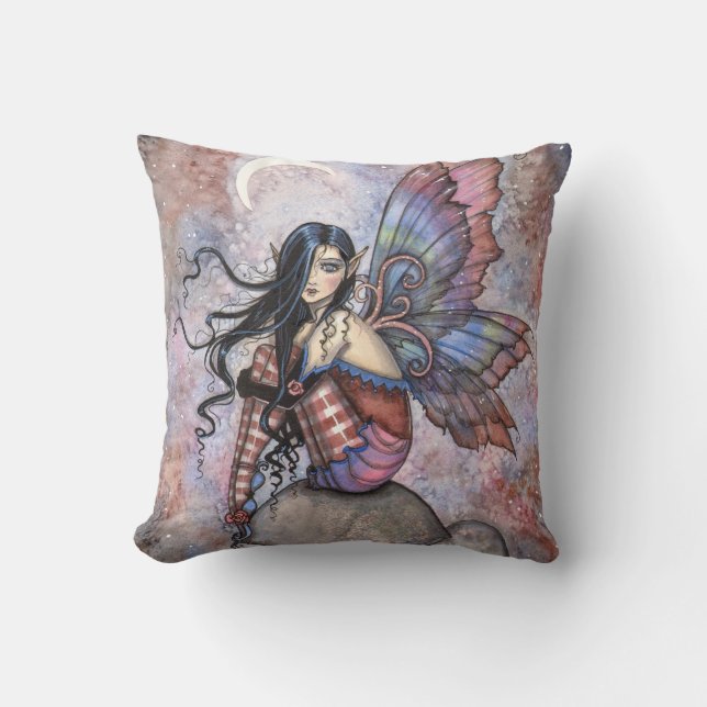 Almofada Isobel, o Introduvert Fairy Fantasy Art (Frente)