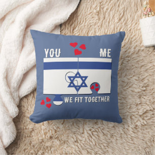 Almofada Israel Tu B'Av NÓS COMBINAMOS Dia dos Namorados pa