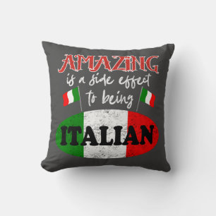 Almofada Itália Incrível Humor Sarcástico Orgulhoso Italian