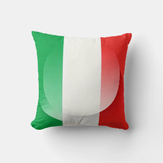 Almofada Italian Flag Throw Pillow