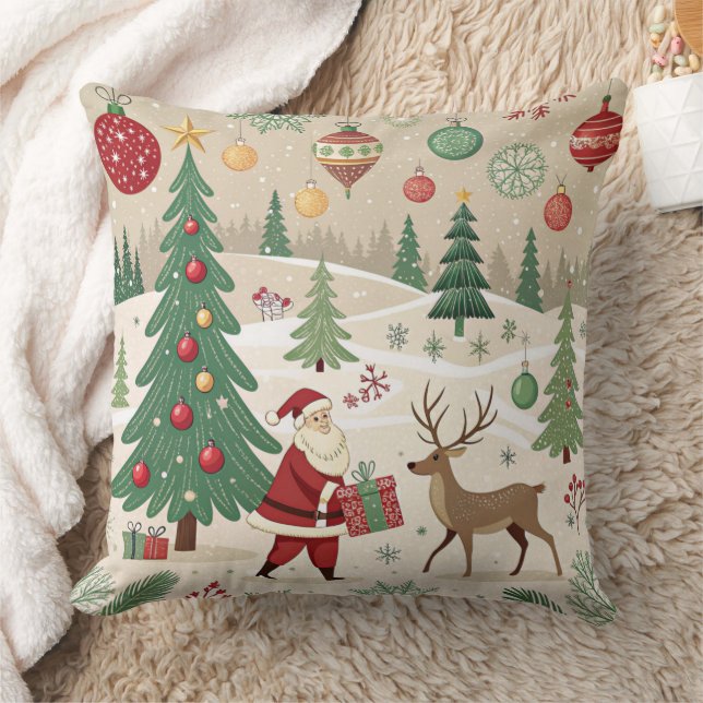 Almofada It's Christmas Time cushion Kissen (Cobertor)
