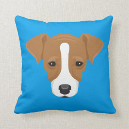 Almofada Jack azul Russell Terrier