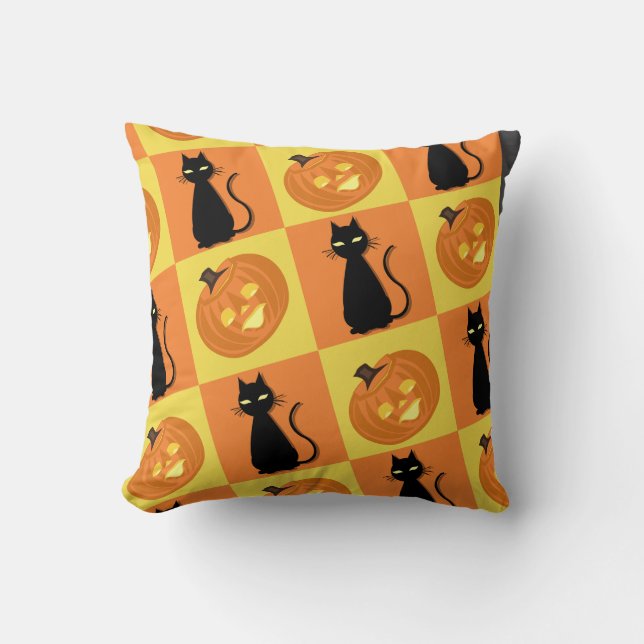 Almofada Jack-o’-lantern throw pillow (Frente)