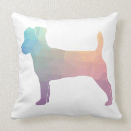 Almofada Jack Russell Terrier Geométrico Pattern Silhouette