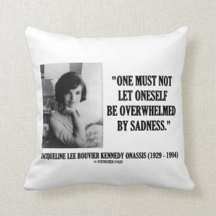 Almofada Jacqueline Kennedy para não ser oprimido pela