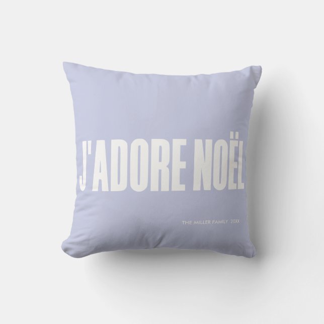 Almofada J'adore Noël! (Frente)