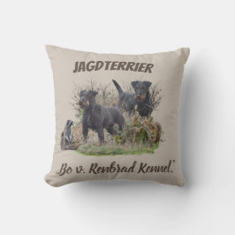 Almofada Jagdterrier, Bo v. Renbrad Kennel.'' Sticker Pape