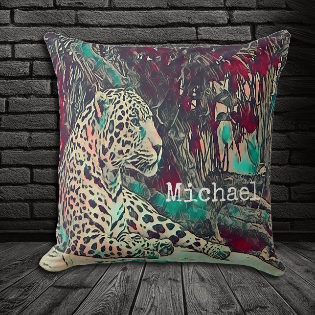 Almofada Jaguar personalizado impressionante (Criador carregado)