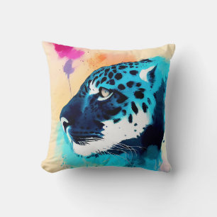 Almofada Jaguar Wild Nature - Pintura De Cor Animal