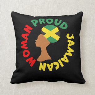 Almofada Jamaica Country Flag Roota Mulher Jamaicana Orgulh