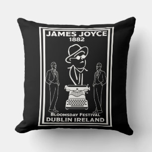 Almofada James Joyce Dublin Irlanda