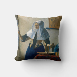 Almofada Jan VerMeer retrata a famosa arte holandesa em