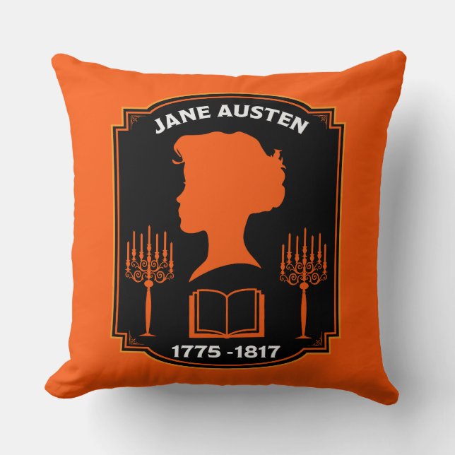 Almofada Jane Austen English Novelist (Frente)