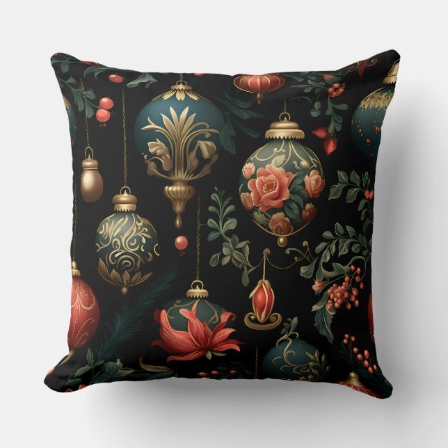 Almofada Jardim Botânico de Ornamento do Crepúsculo (Frente)