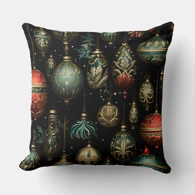 Almofada Jardim Botânico de Ornamento do Crepúsculo (Frente)