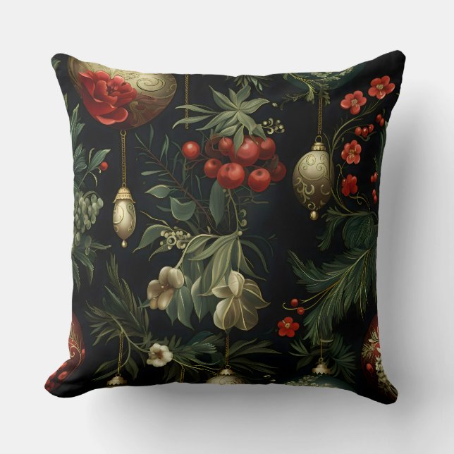 Almofada Jardim Botânico de Ornamento do Crepúsculo (Frente)